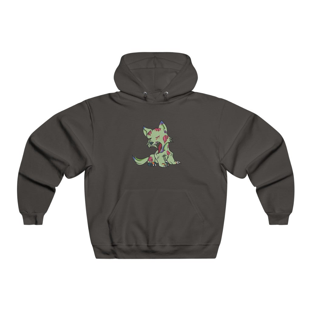 PSYCHO WOLF Men's Hooded Sweatshirt